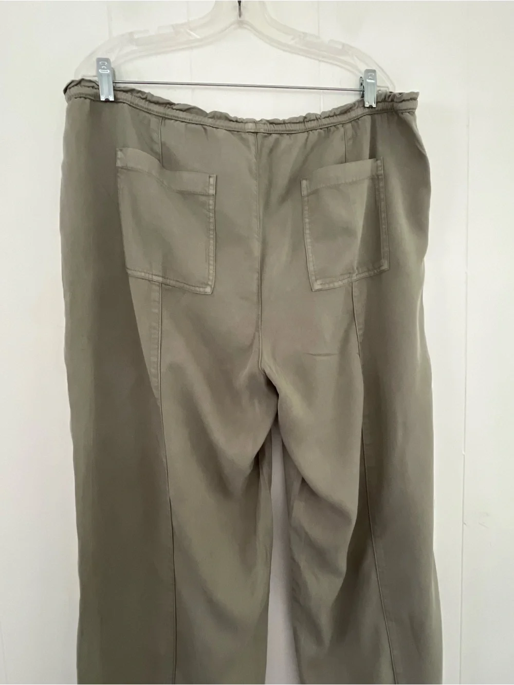 Joie 100% Lyocell Lagenlook Vacation Light Weight Wide Leg Pants Size XL - Picture 2 of 11